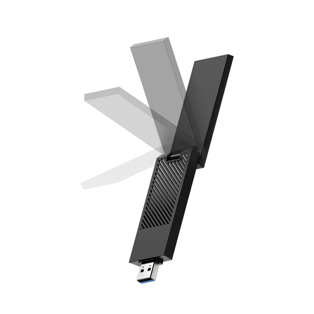 CUDY Adapter WU5400 AX5400 Tri-Band Wi-Fi 6/6E