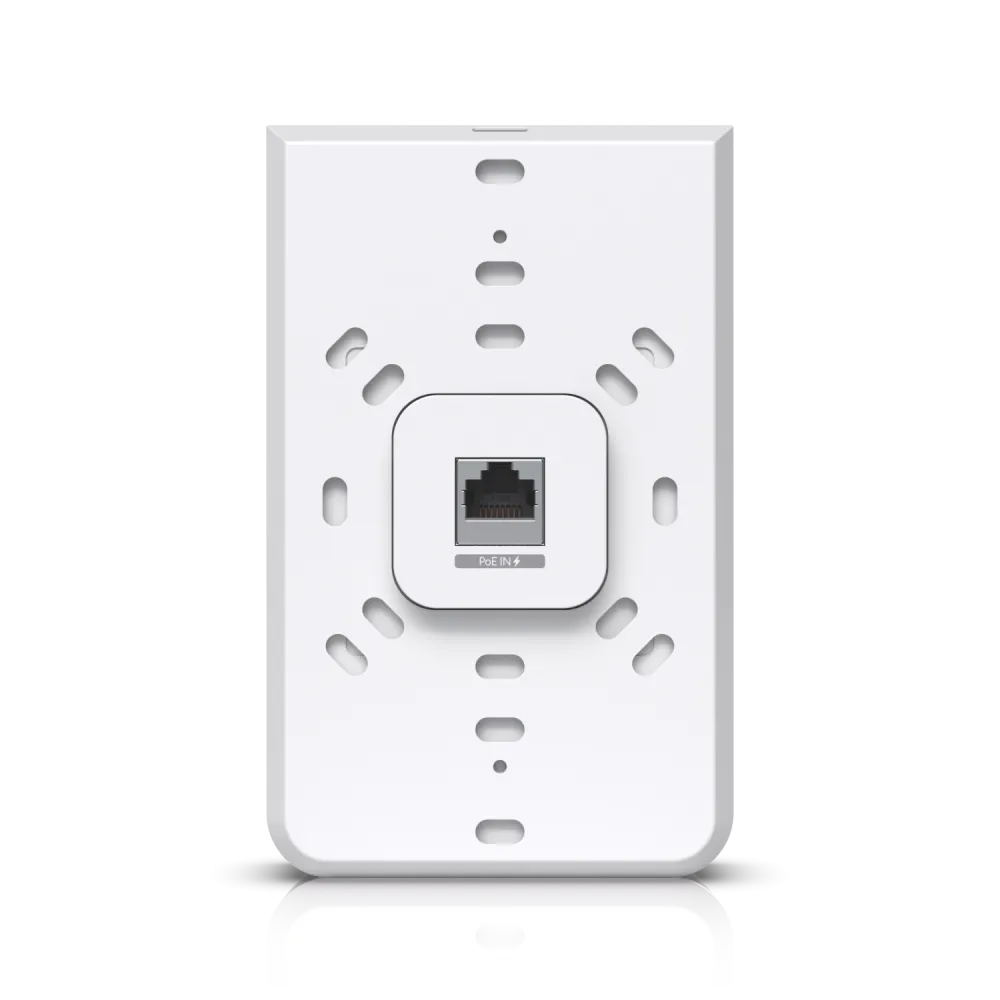 Ubiquiti Access Point UAP-AC-IW, AC1200 (WiFi 5), dual-band 2x2 MIMO, do 1.2Gbps, 3x GbE, PoE 802.3af with PoE passthrough, wall