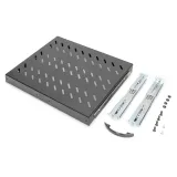 Digitus Polica na izvlacenje 483mm (19 ) 1U, 40x485x368mm, do 25kg, crna