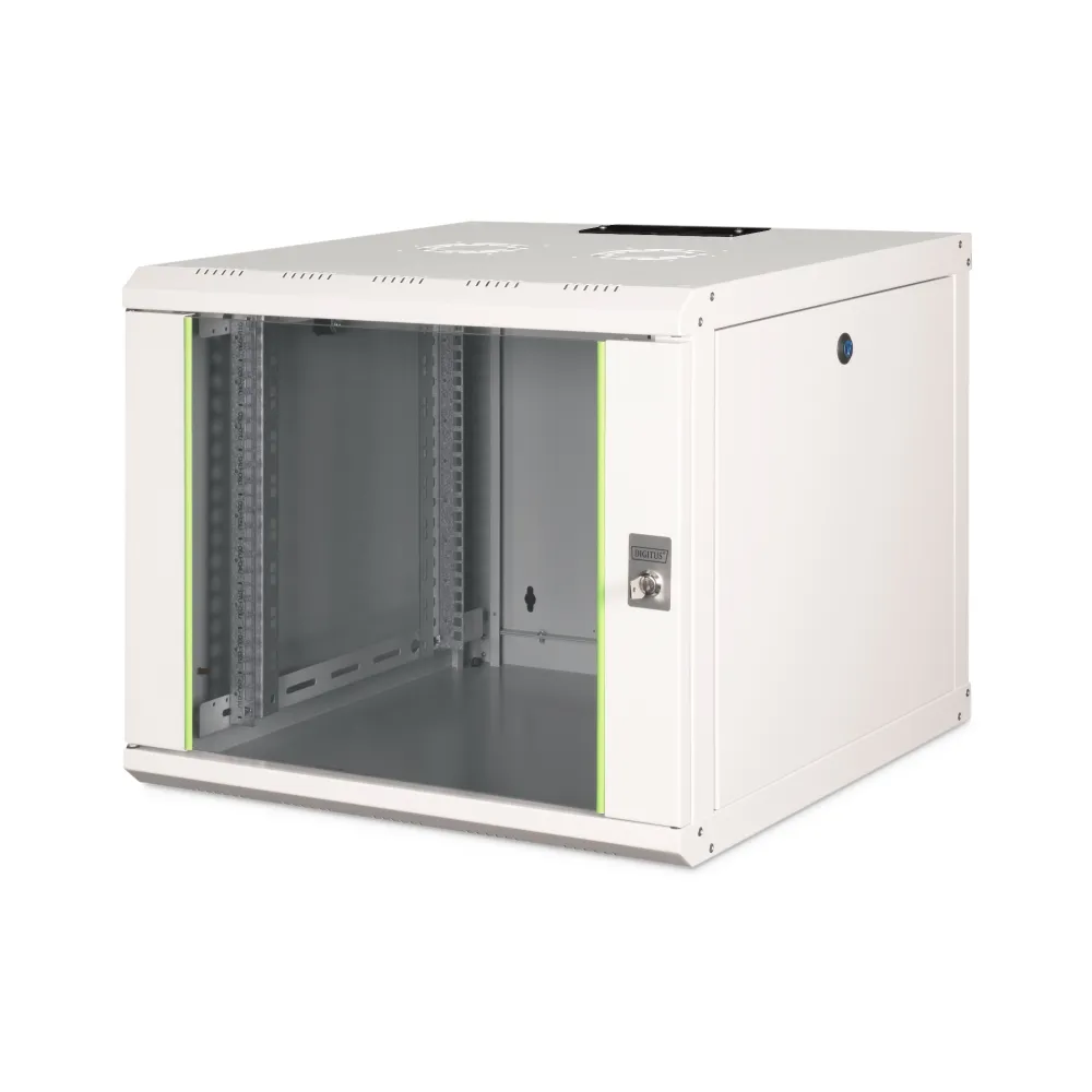 Digitus 9U network rack, wall, 600x600, sivi