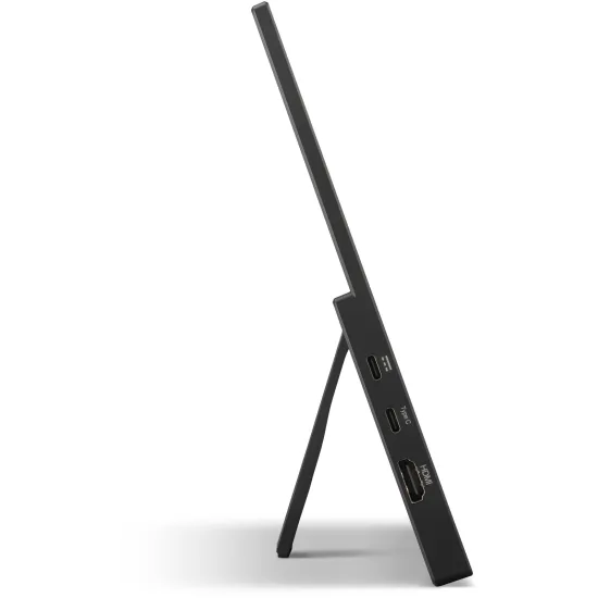 ViewSonic Monitor 15.6 VA1650, 1920×1080 (FHD), IPS panel, 60Hz, 7 ms, 1000:1, 250 cd/m², HDMI + USB-C (DP Alt mode) + USB-C (po