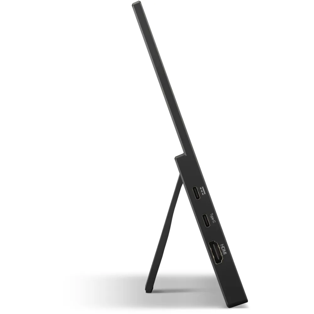 ViewSonic Monitor 15.6 VA1650, 1920×1080 (FHD), IPS panel, 60Hz, 7 ms, 1000:1, 250 cd/m², HDMI + USB-C (DP Alt mode) + USB-C (po