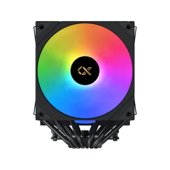 Xigmatek CPU Cooler EN45844 AK6 Dual Fan Digital Display (1851, AM5) Black