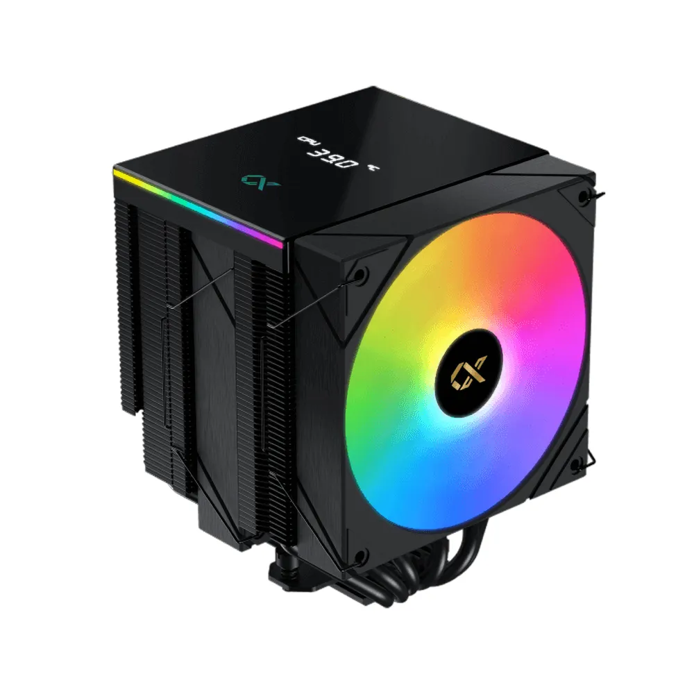 Xigmatek CPU Cooler EN45844 AK6 Dual Fan Digital Display (1851, AM5) Black