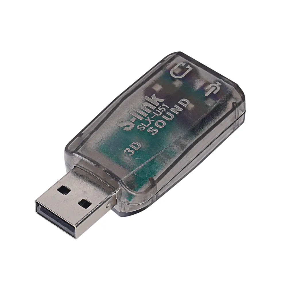 S-Link USB audio adapter SLX-U51 USB 2.0 - 2x 3.5mm