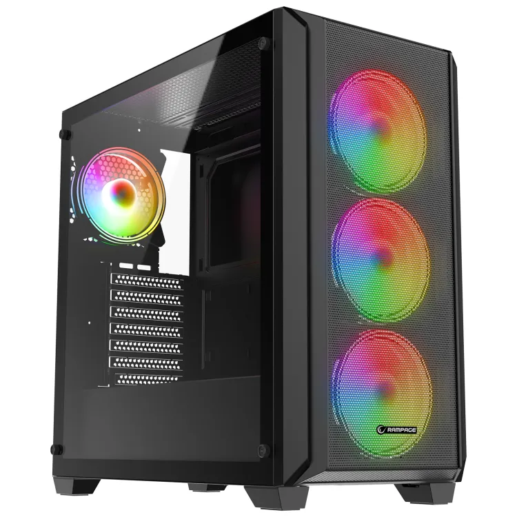 Rampage CASE ELYSIAN MESH 4x120ARGB 850W 80+ Bronze
