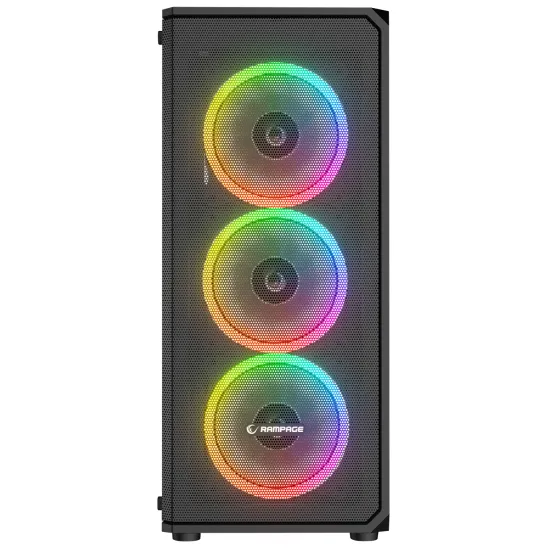 Rampage CASE HELIOS Mesh 4x120mm ARGB 650W 80+ Bronze