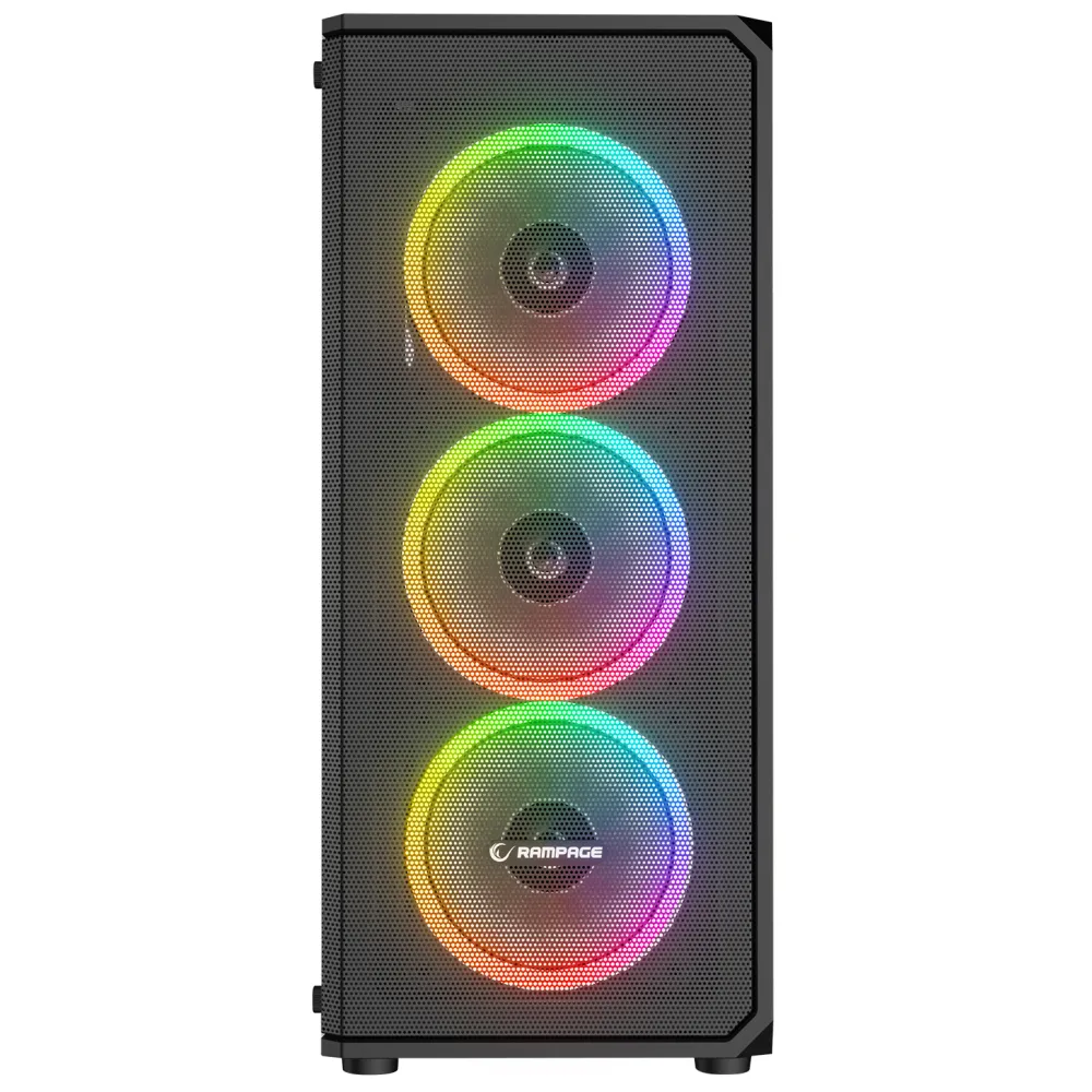 Rampage CASE HELIOS Mesh 4x120mm ARGB 650W 80+ Bronze