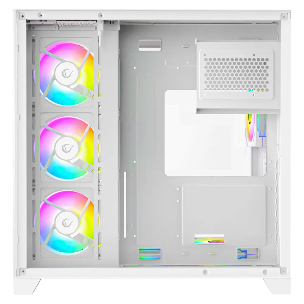 Rampage CASE MEGA V1 7x120mm ARGB 850W 80+ Bronze White