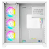 Rampage CASE MEGA V1 7x120mm ARGB 850W 80+ Bronze White