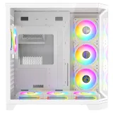 Rampage CASE MEGA V1 7x120mm ARGB 850W 80+ Bronze White
