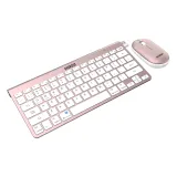 Everest SET tastatura i mis KB-BT72 ​​ELITE Rose Gold 2.4 ghz + BT Wireless US Layout