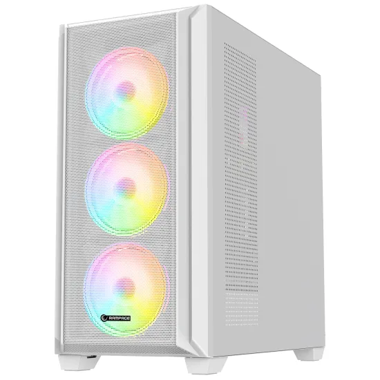 Rampage CASE ELYSIAN MESH 4x120mm ARGB 850W 80+ Bronze White