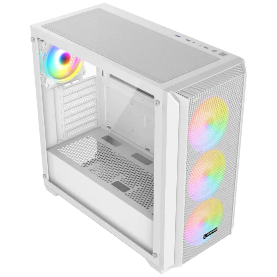 Rampage CASE ELYSIAN MESH 4x120mm ARGB 850W 80+ Bronze White