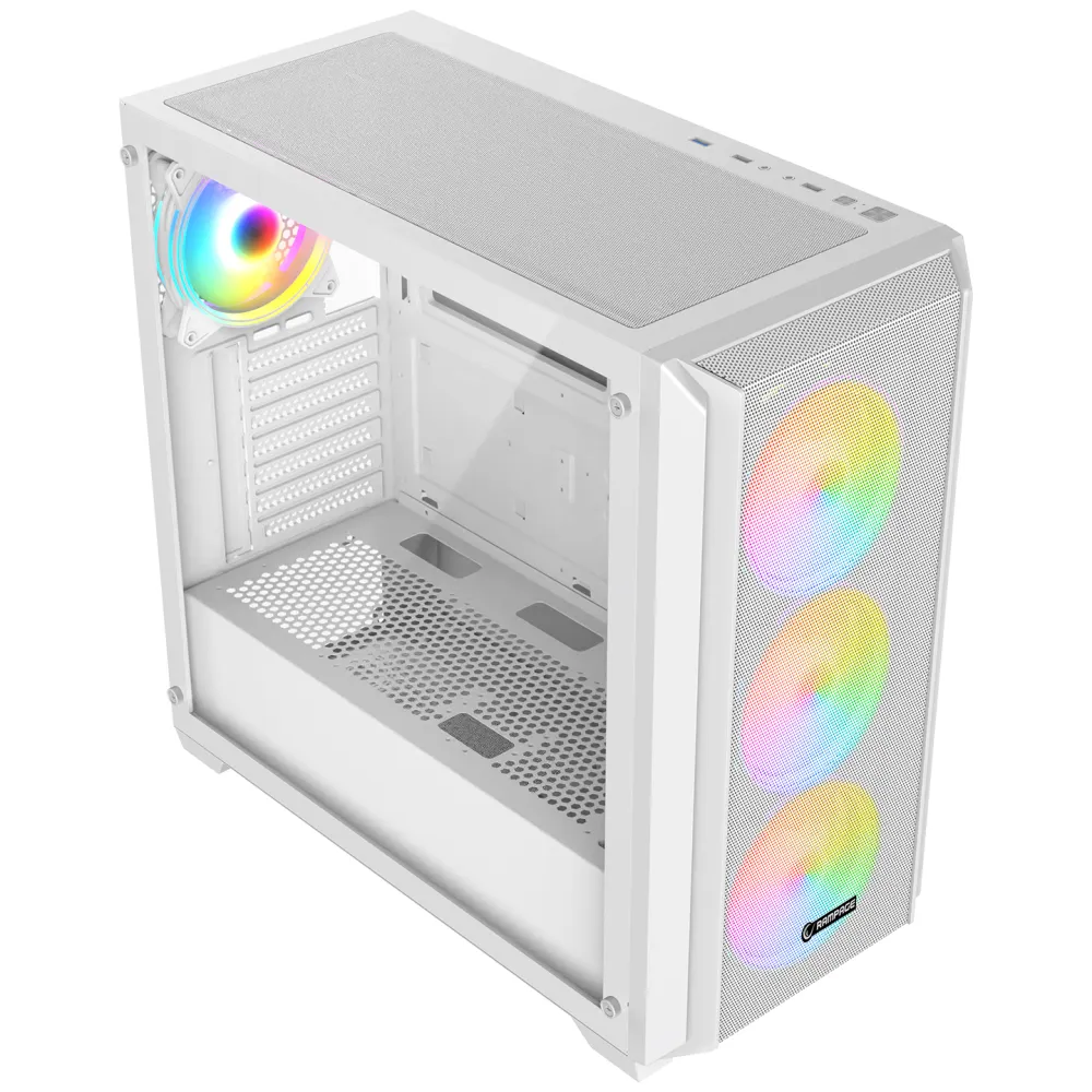 Rampage CASE ELYSIAN MESH 4x120mm ARGB 850W 80+ Bronze White