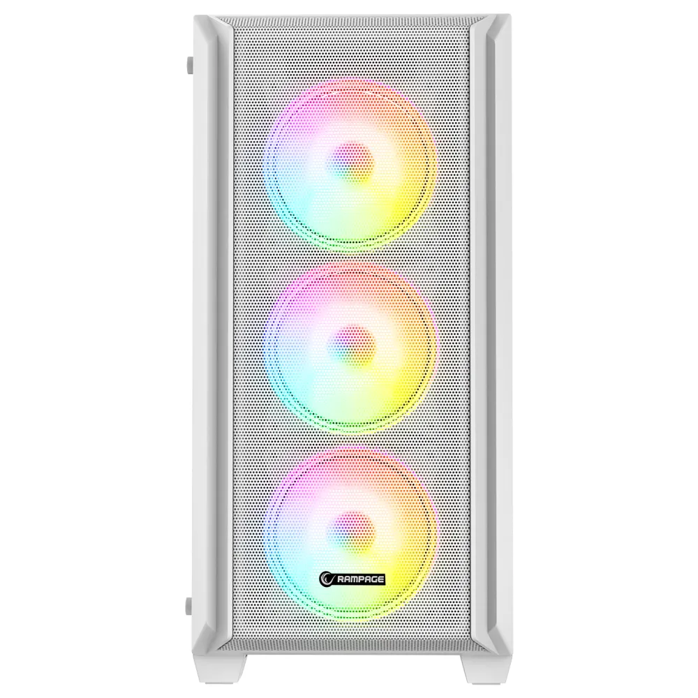 Rampage CASE ELYSIAN MESH 4x120mm ARGB 850W 80+ Bronze White