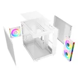 Rampage CASE MINID V1 3x120mm ARGB 750W 80+ Bronze White