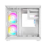Rampage CASE MINID V1 3x120mm ARGB 750W 80+ Bronze White