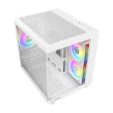 Rampage CASE MINID V1 3x120mm ARGB 750W 80+ Bronze White