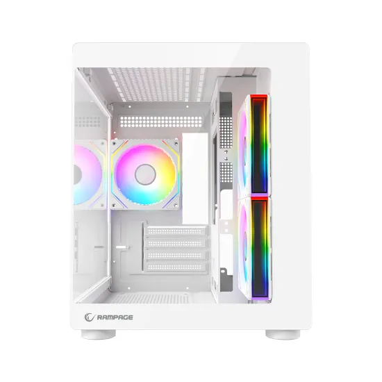 Rampage CASE MINID V1 3x120mm ARGB 750W 80+ Bronze White