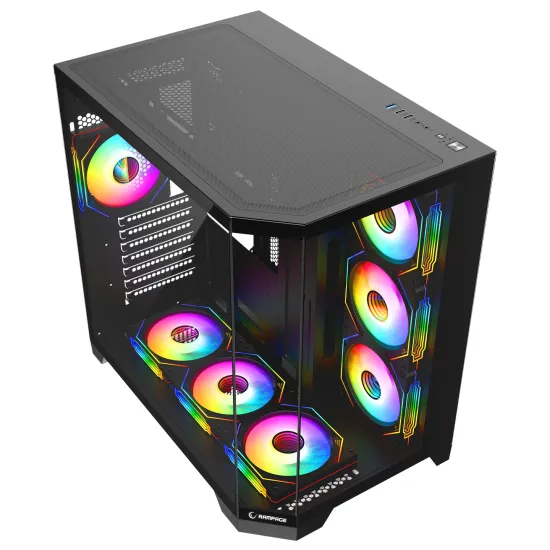 Rampage CASE MEGA V1 7x120mm ARGB 850W 80+ Bronze