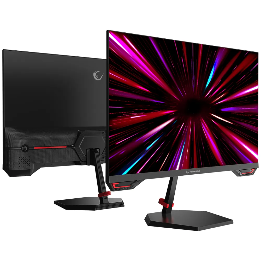 Rampage Monitor 25 CRIMSON CR25R300F, 1920×1080 (FHD), IPS panel (CSOT Fast IPS), 300Hz, 0.5 ms (GtG), 1000:1, 300 cd/m², FreeSy