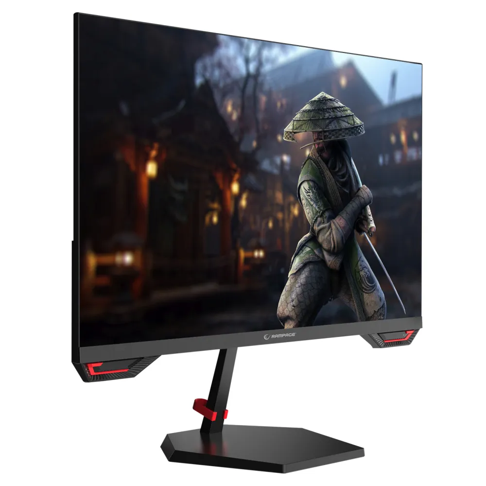 Rampage Monitor 25 CRIMSON CR25R180, 1920×1080 (FHD), IPS panel, 200Hz, 0.5 ms (MPRT), 1000:1, 300 cd/m², Adaptive Sync (FreeSyn