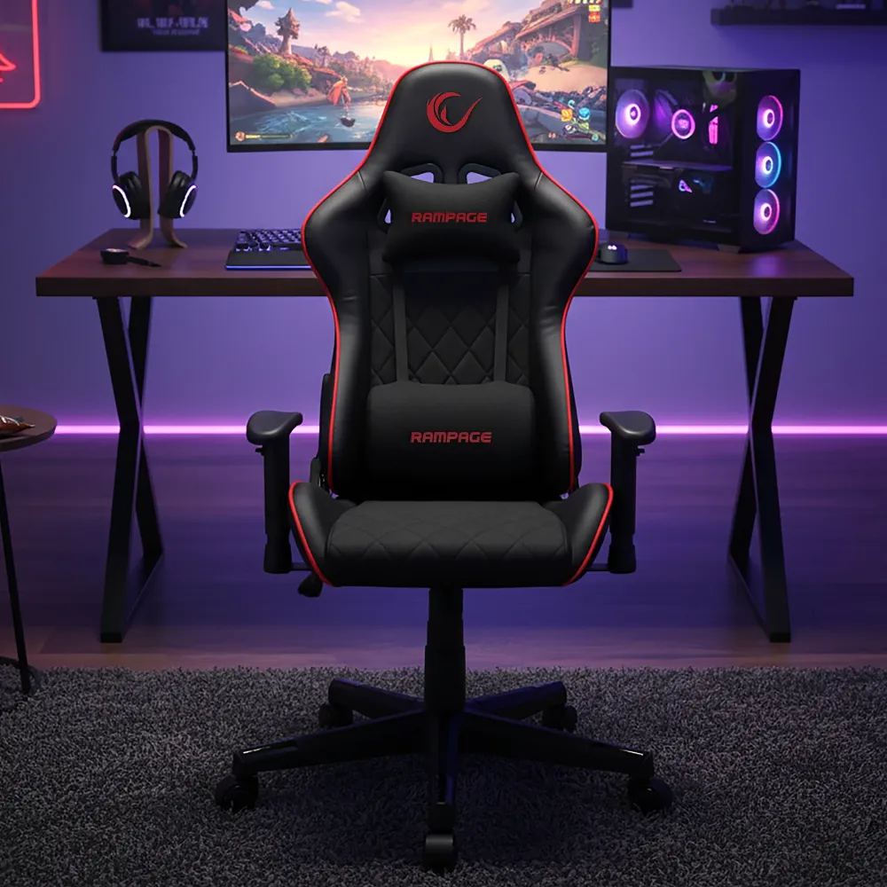Rampage Gaming stolica KL-R16 DRAPE Crna
