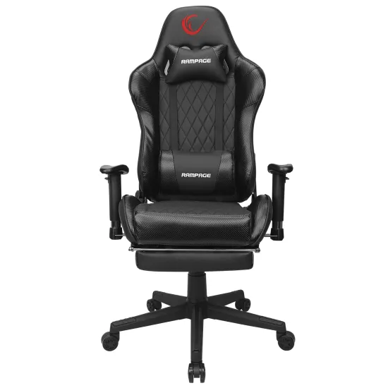 Rampage Gaming stolica KL-R71 EMPIRE with Footrest Crna
