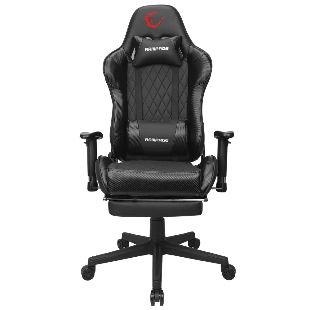 Rampage Gaming stolica KL-R71 EMPIRE with Footrest Crna