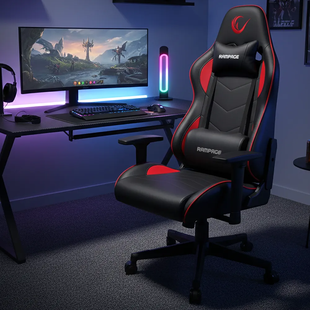 Rampage Gaming stolica KL-R88 3D Crvena/Crna