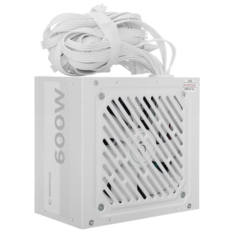 Rampage Napajanje RMP-600-80P 600W 80+ Bronze Active PFC White