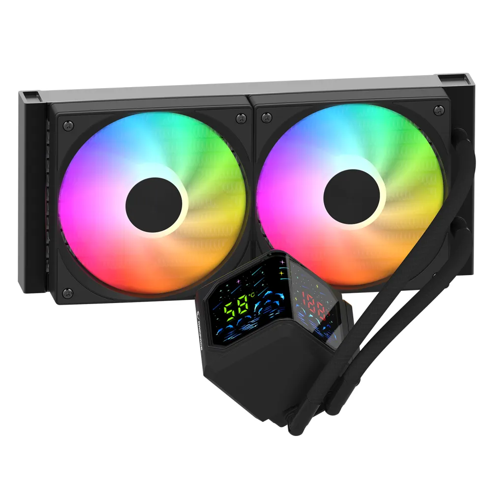 Rampage CPU Cooler HELIOS D24 Digital 120mm ARGB (1700, AM5)