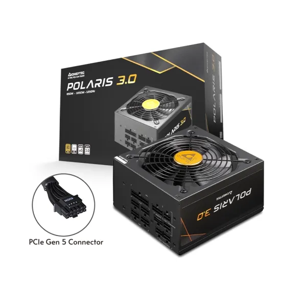 Chieftec Napajanje PPS-1250FC-A3 POLARIS 3.0 SERIES 1250W Full Modular 80+ Gold GEN5