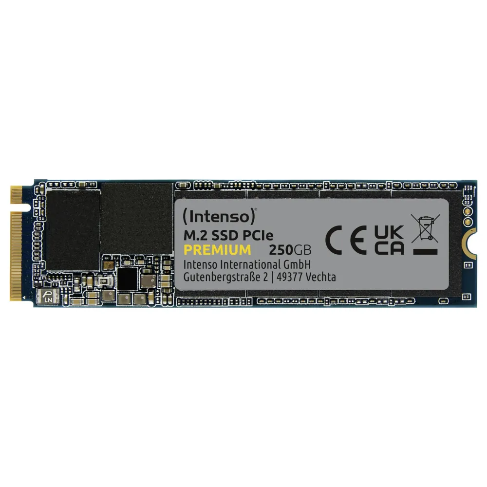 Intenso SSD 250GB m.2 Premium NVMe (r/w: 2010/1100 MBs)