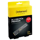 Intenso SSD 250GB m.2 Premium NVMe (r/w: 2010/1100 MBs)