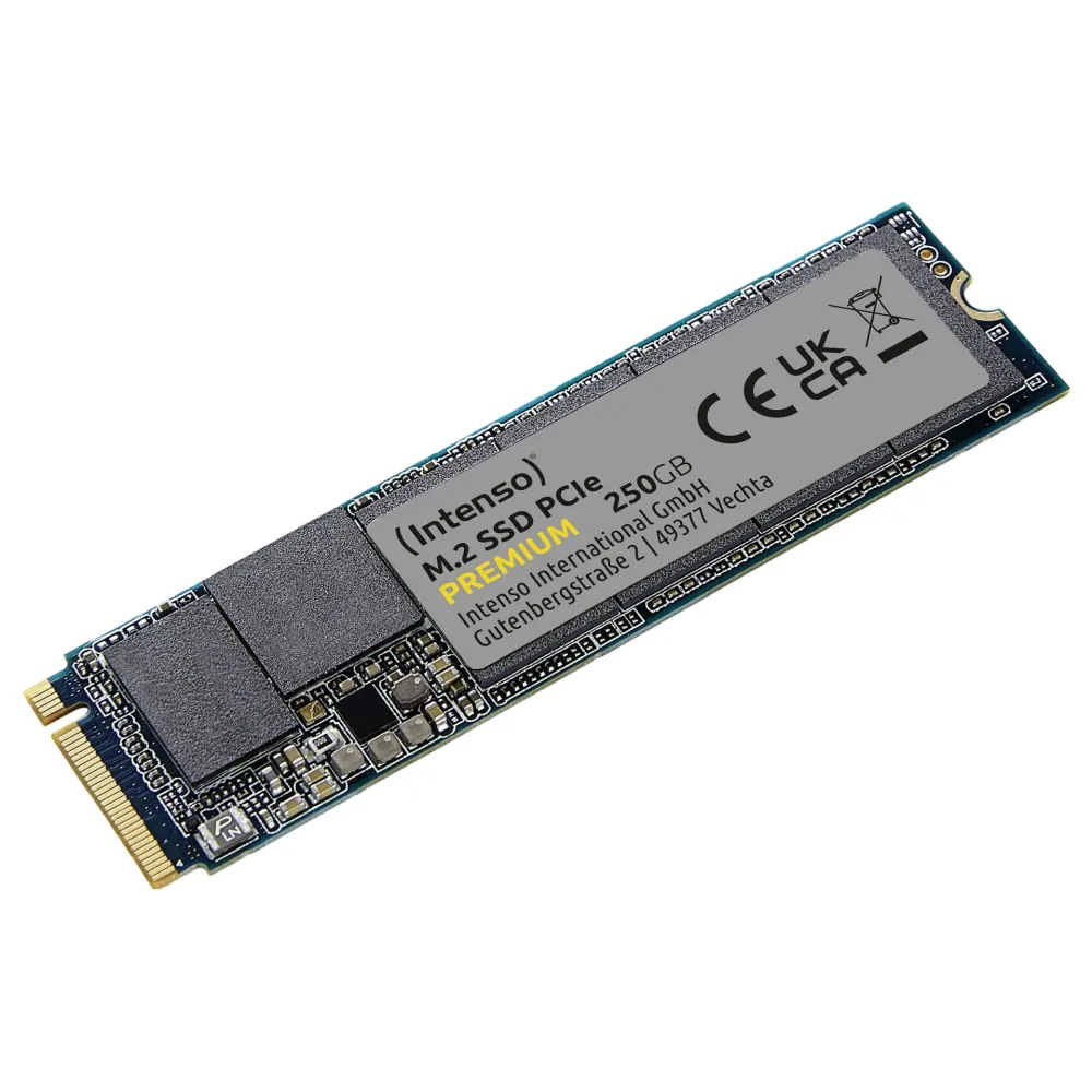 Intenso SSD 250GB m.2 Premium NVMe (r/w: 2010/1100 MBs)