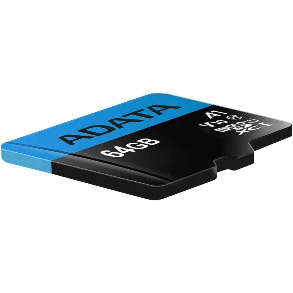 ADATA Premier Micro SD kartica 64GB + adapter UHS-I Class 10 AUSDX64GUICL10A1-RA1