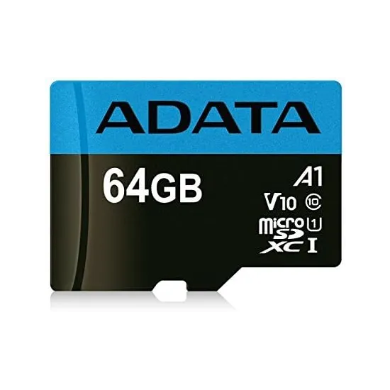 ADATA Premier Micro SD kartica 64GB + adapter UHS-I Class 10 AUSDX64GUICL10A1-RA1