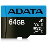 ADATA Premier Micro SD kartica 64GB + adapter UHS-I Class 10 AUSDX64GUICL10A1-RA1