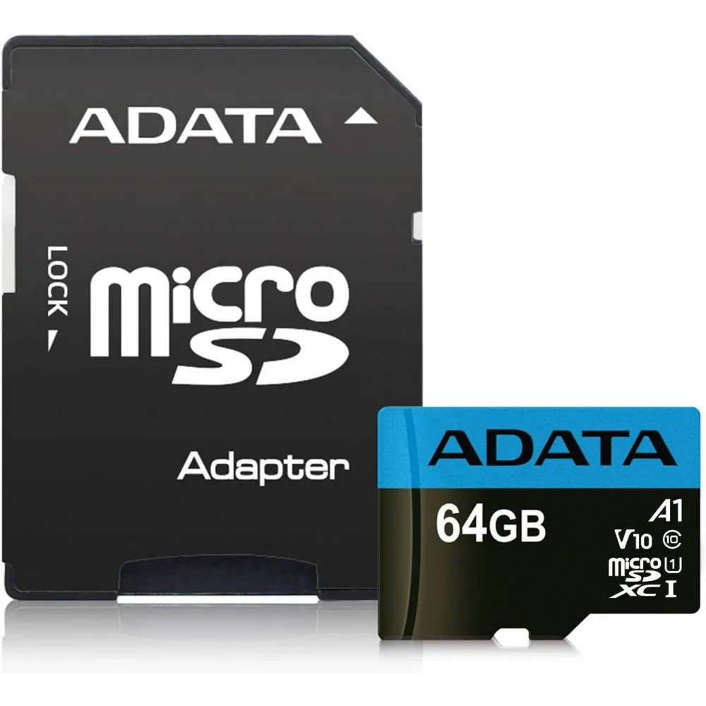 ADATA Premier Micro SD kartica 64GB + adapter UHS-I Class 10 AUSDX64GUICL10A1-RA1