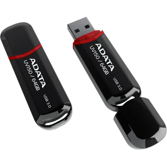 ADATA USB Flash Drive 3.2 64GB crni