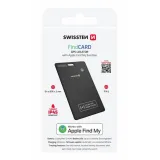 Swissten Find Card Smart Locator With Apple Find My Function - Black