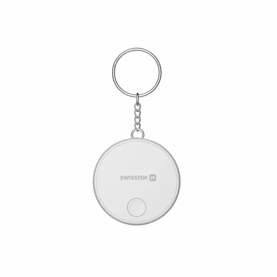 Swissten Find Tag Smart Locator With Apple Find My Function - White