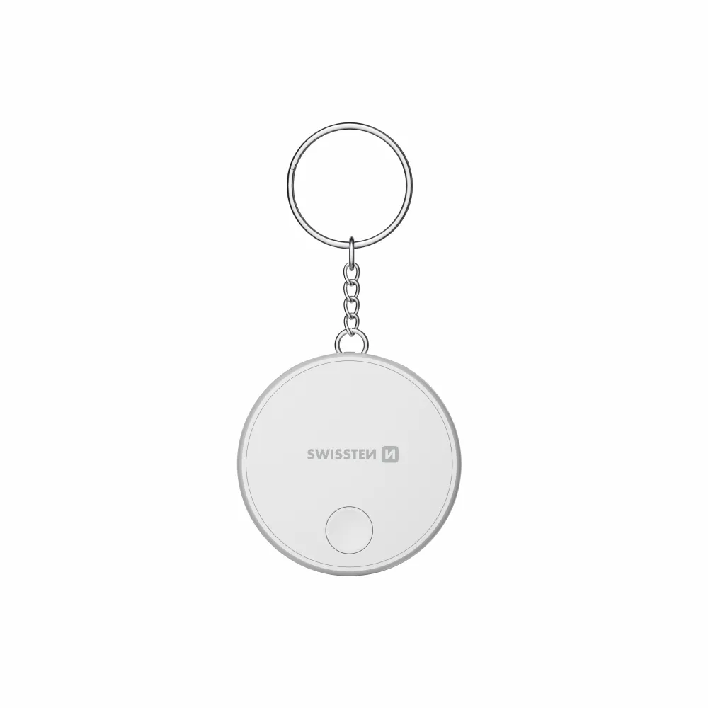 Swissten Find Tag Smart Locator With Apple Find My Function - White