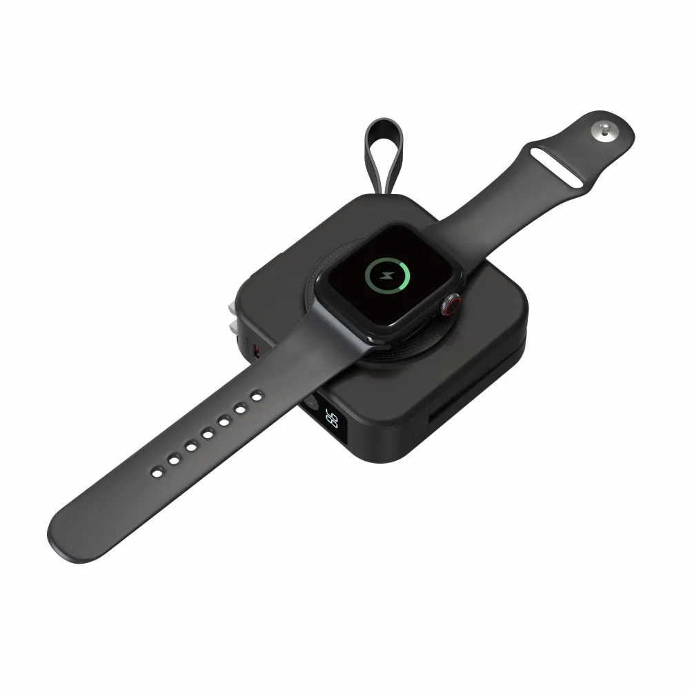 Swissten Powerbank All-In-One Pro with Exchangeable Plugs (US, EU, UK) 10000 mAh 20w - Black