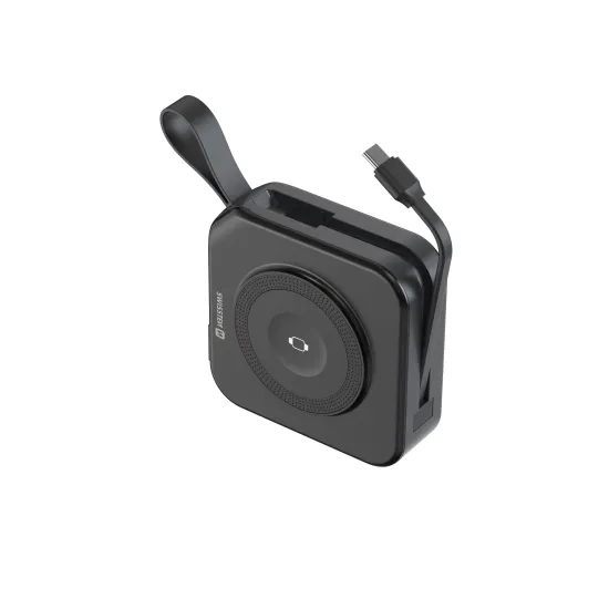 Swissten Powerbank All-In-One Pro with Exchangeable Plugs (US, EU, UK) 10000 mAh 20w - Black