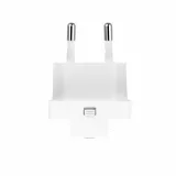 Swissten Travel Power Adapter GaN USB-C + USB-A, 45 W, US, EU, UK, white