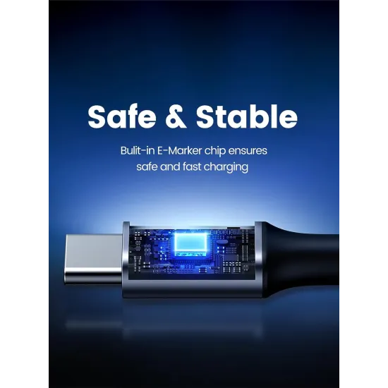 Swissten Kabl Arcade Gaming Type-C To Type-C 100W USB 2m - Black