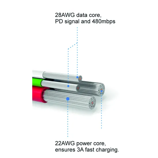 Swissten Data kabl Textile USB / USB-C 1.2m Silver